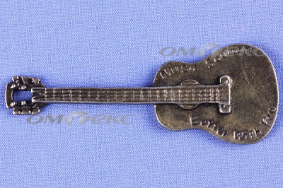 Декоративный элемент для творчества из металла "Гитара"  - купить в Якутске. Цена: 19.99 руб.