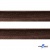 Кант атласный 074, шир. 12 мм (в упак. 65,8 м), цвет коричневый - купить в Якутске. Цена: 237.16 руб.