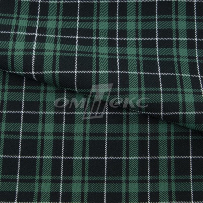 Ткань костюмная Клетка 25577, т.зеленый/зеленый./ч/бел, 230 г/м2, шир.150 см - купить в Якутске. Цена 539.74 руб.