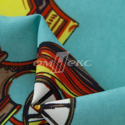 Плательная ткань "Фламенко" 16.2, 80 гр/м2, шир.150 см, принт этнический - купить в Якутске. Цена 241.49 руб.