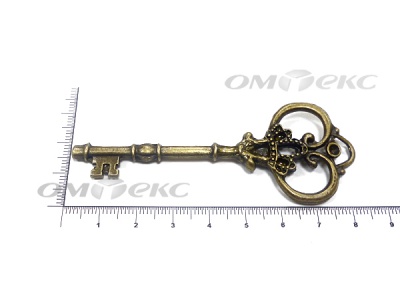 Декоративный элемент для творчества из металла "Ключ"8,5 см  - купить в Якутске. Цена: 26.66 руб.