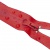 Молния водонепроницаемая PVC Т-7, 20 см, неразъемная, цвет (820)-красный - купить в Якутске. Цена: 21.56 руб.