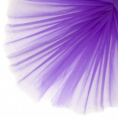 Фатин матовый 16-85, 12 гр/м2, шир.300см, цвет фиолетовый - купить в Якутске. Цена 96.31 руб.