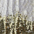 Трикотажное полотно, Сетка с пайетками, шир.130 см, #315, цв.-белый/золото - купить в Якутске. Цена 693.39 руб.