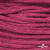 Шнур плетеный d-6 мм, 70% хлопок 30% полиэстер, уп.90+/-1 м, цв.1068-фуксия - купить в Якутске. Цена: 588 руб.