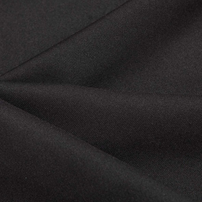 Ткань костюмная 21010 2044, 225 гр/м2, шир.150см, цвет черный - купить в Якутске. Цена 390.73 руб.