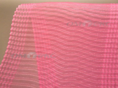 Лента капроновая "Гофре", шир. 110 мм/уп. 50 м, цвет розовый - купить в Якутске. Цена: 35.60 руб.