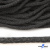 Шнур плетеный d-6 мм круглый, 70% хлопок 30% полиэстер, уп.90+/-1 м, цв.1088-т.серый - купить в Якутске. Цена: 588 руб.