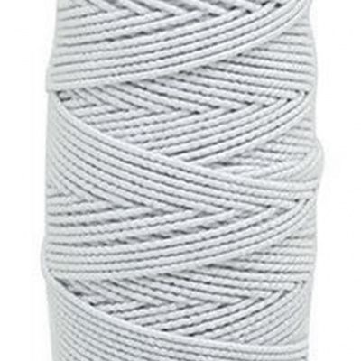 Нитка - резинка Спандекс 25 м (уп-10шт)-белые - купить в Якутске. Цена: 35.65 руб.