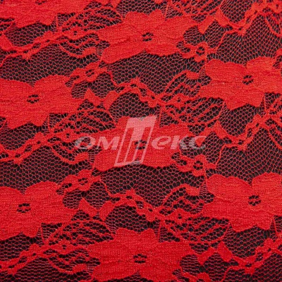 Кружевное полотно стрейч 15A61/RED, 100 гр/м2, шир.150см - купить в Якутске. Цена 1 580.95 руб.