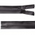 Молния водонепроницаемая PVC Т-7, 20 см, неразъемная, цвет (301)-т.серый - купить в Якутске. Цена: 21.56 руб.