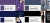 Костюмная ткань "Элис" 18-3921, 200 гр/м2, шир.150см, цвет голубика - купить в Якутске. Цена 303.10 руб.