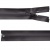 Молния водонепроницаемая PVC Т-7, 90 см, разъемная, цвет (301) т.серый - купить в Якутске. Цена: 61.18 руб.
