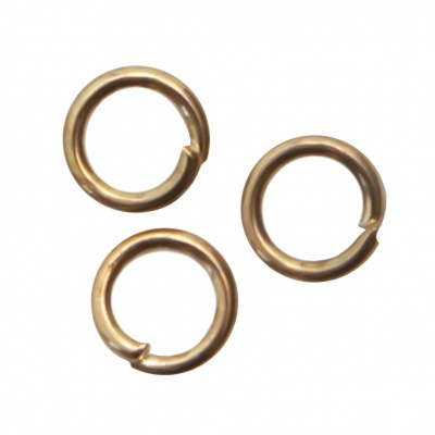 Кольцо  соединительное для бижутерии 4 мм, цв.-золото - купить в Якутске. Цена: 0.41 руб.