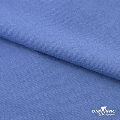 Трикотажное полотно Джерси Понте-де-Рома, 95% / 5%, 150 см, 290гм2, цв. серо-голубой, м - купить в Якутске. Цена 297 руб.