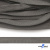 Шнур плетеный (плоский) d-12 мм, (уп.90+/-1м), 100% полиэстер, цв.265 - св.серый - купить в Якутске. Цена: 8.62 руб.