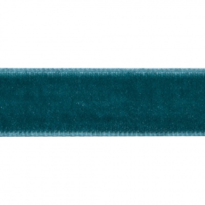 Лента бархатная нейлон, шир.12 мм, (упак. 45,7м), цв.65-изумруд - купить в Якутске. Цена: 392 руб.