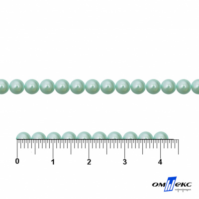 0404-5146G-Полубусины пластиковые круглые "ОмТекс", 4 мм, (уп.50гр=2500+/-10шт), цв.086-бл.бирюза - купить в Якутске. Цена: 63.50 руб.