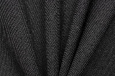 Ткань костюмная 25505 2003, 265 гр/м2, шир.150см, цвет т.серый - купить в Якутске. Цена 418.73 руб.