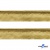 Кант атласный 136, шир. 12 мм (в упак. 65,8 м), цвет золото - купить в Якутске. Цена: 433.08 руб.