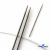 Спицы для вязания металлические d-2.5 мм круговые на тросике 53 см - купить в Якутске. Цена: 53.90 руб.