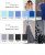 Креп стрейч Амузен 14-4122, 85 гр/м2, шир.150см, цвет голубой - купить в Якутске. Цена 148.37 руб.