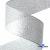 Лента металлизированная "ОмТекс", 50 мм/уп.22,8+/-0,5м, цв.- серебро - купить в Якутске. Цена: 149.71 руб.