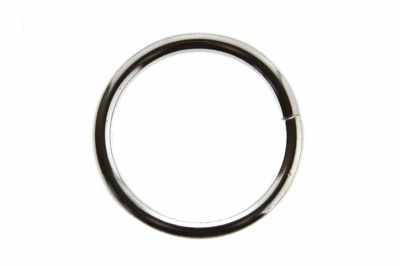 Кольцо металлическое d-3 х 32 мм, цв.-никель - купить в Якутске. Цена: 3.92 руб.