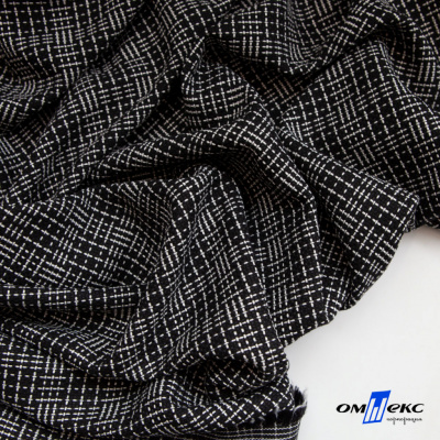Ткань костюмная "Гарсия" 80% P, 18% R, 2% S, 335 г/м2, шир.150 см, Цвет черный - купить в Якутске. Цена 669.66 руб.