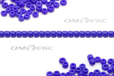 Бисер (ОS) 11/0 ( упак.100 гр) цв.48 - синий - купить в Якутске. Цена: 48 руб.