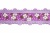 Тесьма декоративная 0385-6169, шир. 25 мм/уп. 22,8+/-1 м, цвет 01-фиолетовый - купить в Якутске. Цена: 387.43 руб.