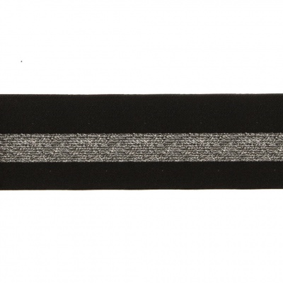 #2/6-Лента эластичная вязаная с рисунком шир.52 мм (45,7+/-0,5 м/бобина) - купить в Якутске. Цена: 69.33 руб.