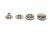 Кнопка металлическая "Альфа" с пружиной, 15 мм (уп. 720+/-20 шт), цвет никель - купить в Якутске. Цена: 1 466.73 руб.