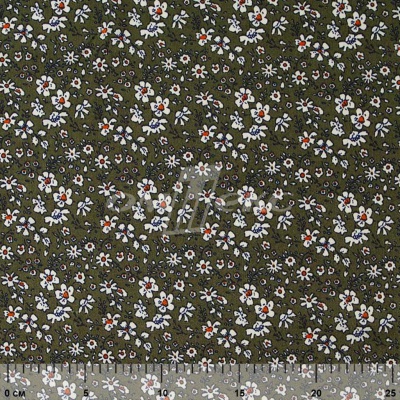 Плательная ткань "Фламенко" 11.2, 80 гр/м2, шир.150 см, принт растительный - купить в Якутске. Цена 259.21 руб.