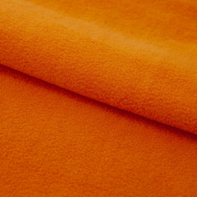 Флис DTY 16-1358, 250 г/м2, шир. 150 см, цвет оранжевый - купить в Якутске. Цена 640.46 руб.