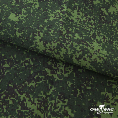 Униформ Рип Стоп 80/20 полиэфир/хлопок, 205 г/м2,  принтованный темно-зеленый, ВО, шир. 150 см - купить в Якутске. Цена 191.15 руб.