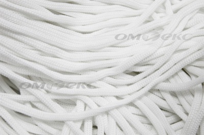 Шнур Т-02 (4с2) мелкое плетение 4мм 100 м белый - купить в Якутске. Цена: 2.50 руб.