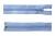 Спиральная молния Т5 351, 75 см, автомат, цвет св.голубой - купить в Якутске. Цена: 16.28 руб.