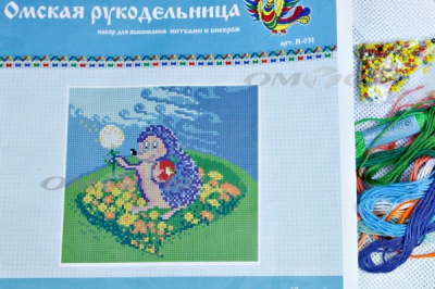 ОМБН-2 Набор для вышивания (бисер+мулине) - купить в Якутске. Цена: 197.50 руб.