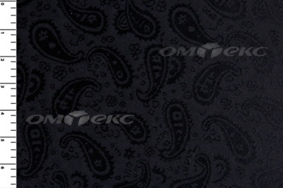 Ткань подкладочная жаккард Р14098, чёрный, 85 г/м2, шир. 150 см, 230T - купить в Якутске. Цена 166.45 руб.