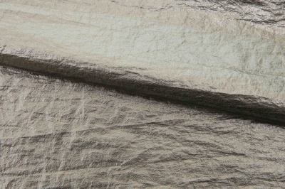 Текстильный материал "Диско"#1805 с покрытием РЕТ, 40гр/м2, 100% полиэстер, цв.6-тем.серебро - купить в Якутске. Цена 412.36 руб.