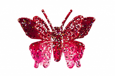 Бабочка декоративная пластиковая #10 - купить в Якутске. Цена: 7.09 руб.