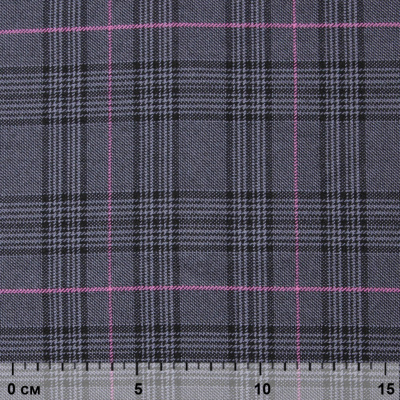Ткань костюмная "Клер" 80% P, 16% R, 4% S, 200 г/м2, шир.150 см,#7 цв-серый/розовый - купить в Якутске. Цена 412.02 руб.