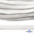 Шнур плетеный d-8 мм плоский, 70% хлопок 30% полиэстер, уп.85+/-1 м, цв.1018-белый - купить в Якутске. Цена: 735 руб.