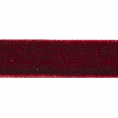 Лента бархатная нейлон, шир.12 мм, (упак. 45,7м), цв.240-бордо - купить в Якутске. Цена: 392 руб.