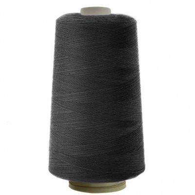Швейные нитки (армированные) 28S/2, нам. 2 500 м, цвет чёрный - купить в Якутске. Цена: 139.91 руб.