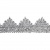 Тесьма металлизированная 0384-0240, шир. 40 мм/уп. 25+/-1 м, цвет серебро - купить в Якутске. Цена: 490.74 руб.