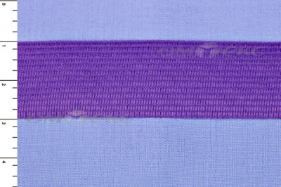 Окантовочная тесьма №0225, шир. 22 мм (в упак. 100 м), цвет фиолет - купить в Якутске. Цена: 271.60 руб.