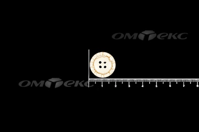 Пуговица деревянная круглая №33 (18мм) - купить в Якутске. Цена: 2.55 руб.