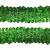 Тесьма с пайетками D4, шир. 30 мм/уп. 25+/-1 м, цвет зелёный - купить в Якутске. Цена: 1 087.39 руб.